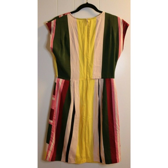 Slate and Willow Dress Size 8 100% Silk Approximate Measurements Chest 21" - Picture 4 of 11